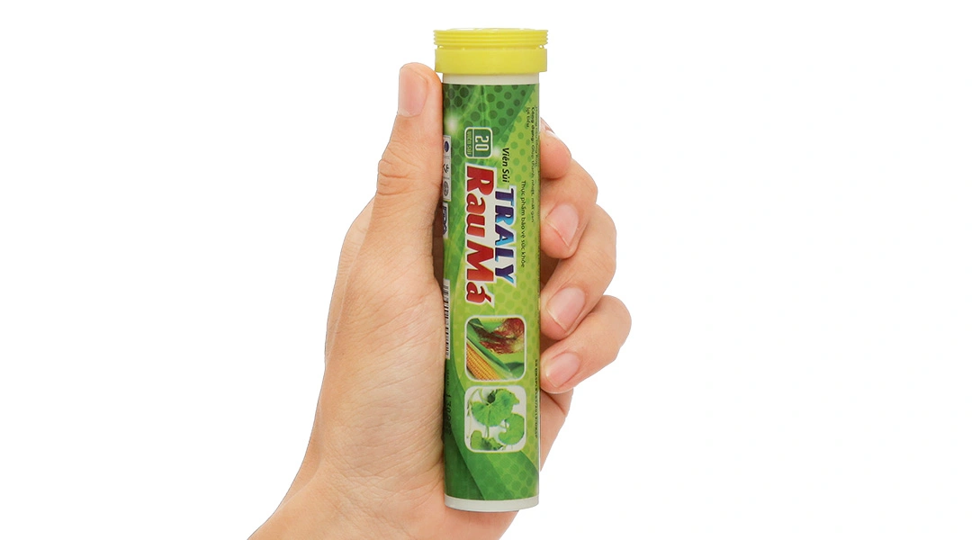 Viên Sủi Rau Má Traly tuýp 20 viên - 3