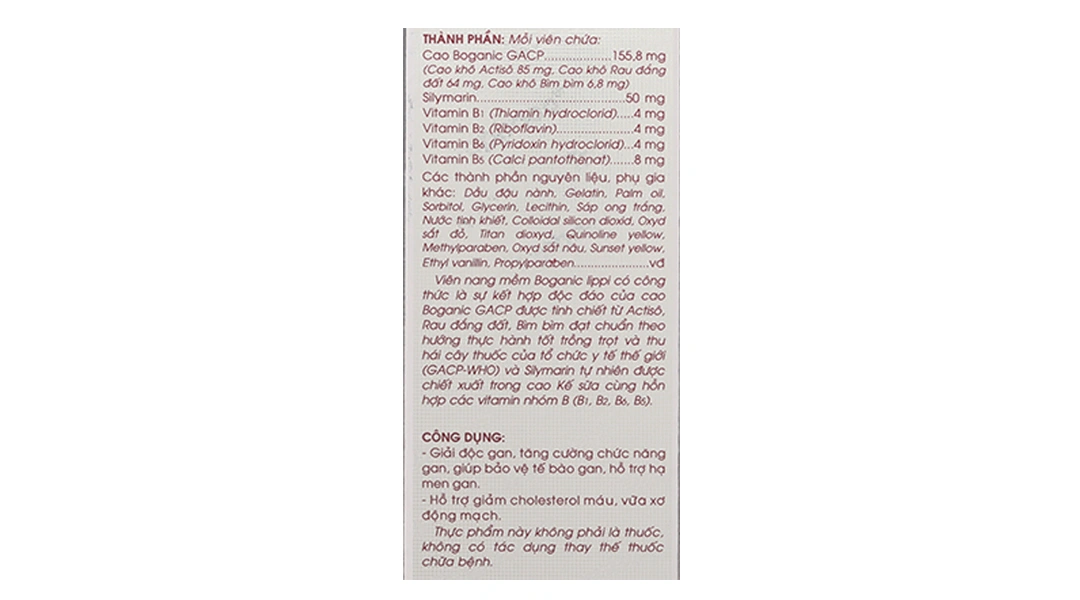 Boganic Lippi hộp 30 viên - 4