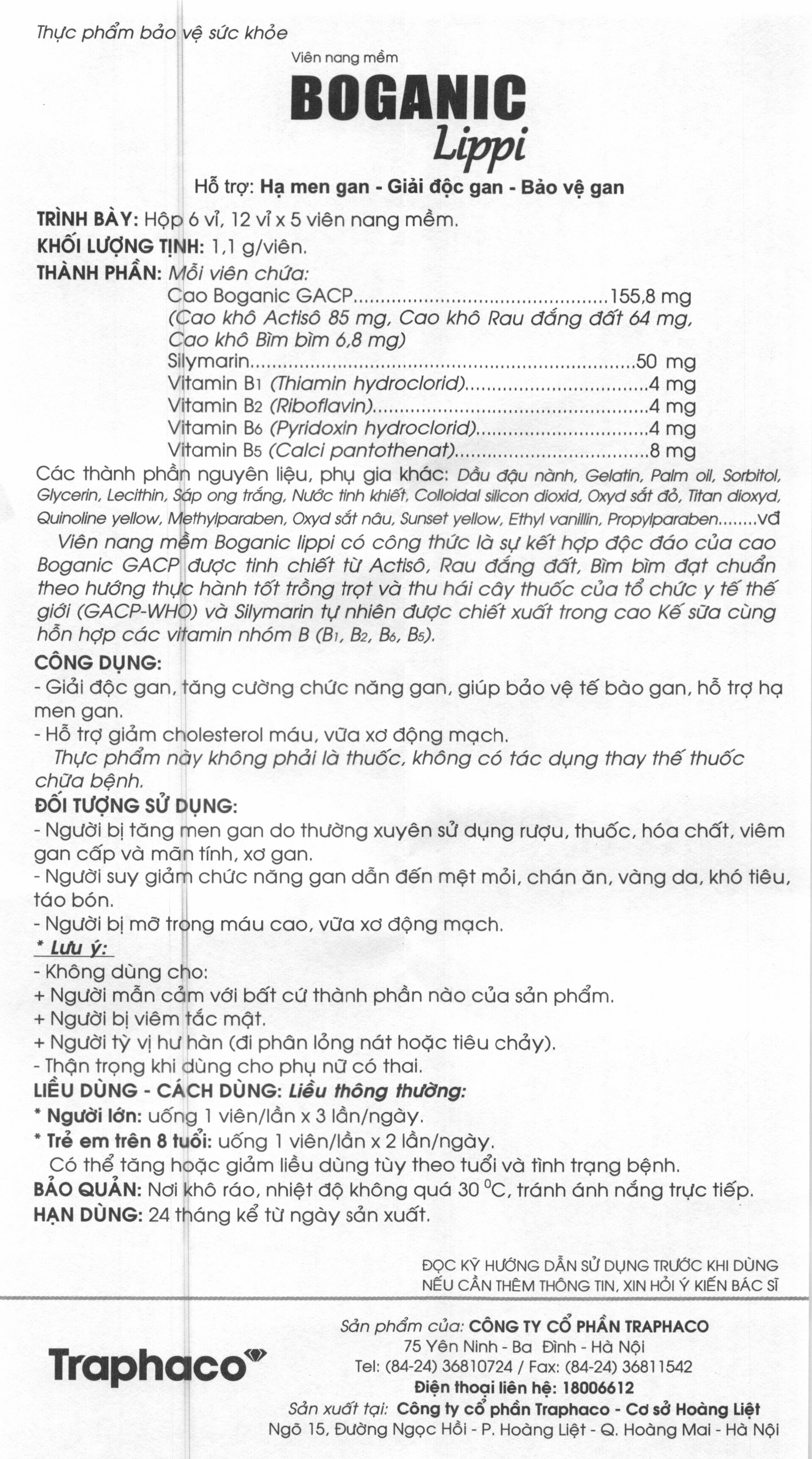 Boganic Lippi hộp 30 viên - 6