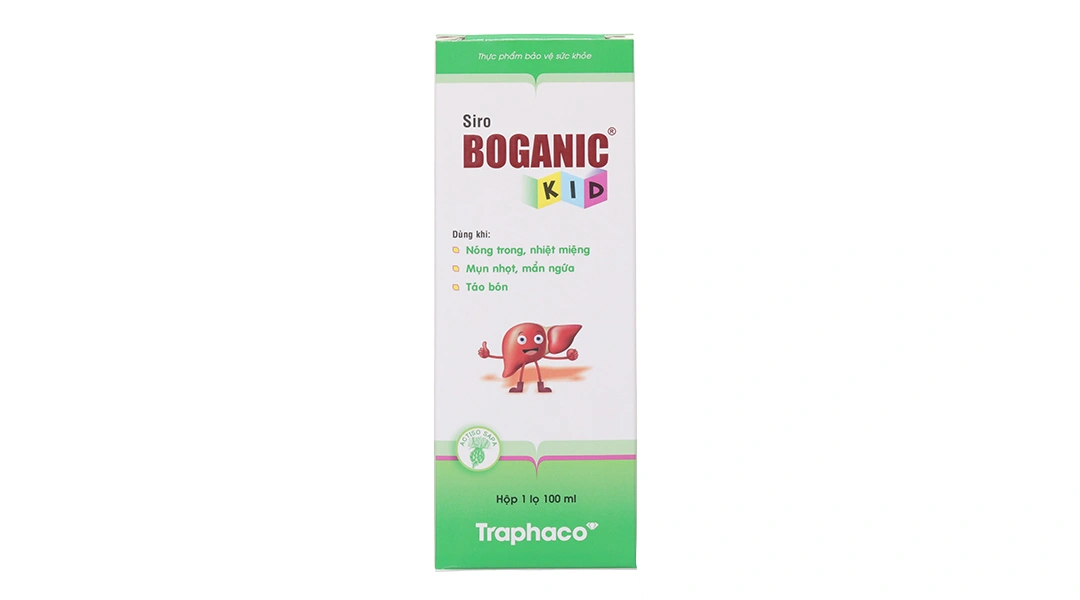 Siro Boganic Kid thanh nhiệt tiêu độc, mát gan chai 100ml - 1