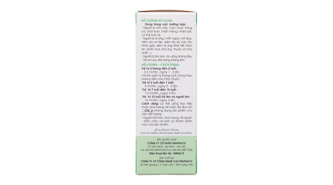 Siro Boganic Kid thanh nhiệt tiêu độc, mát gan chai 100ml - 2
