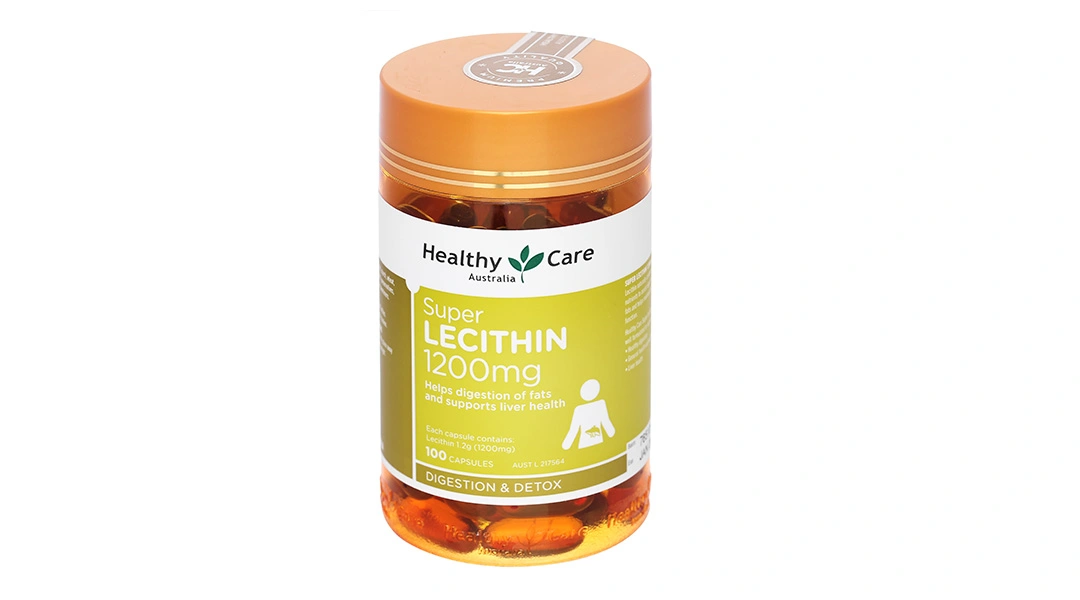 Healthy Care Super Lecithin 1200mg hỗ trợ bảo vệ gan lọ 100 viên - 