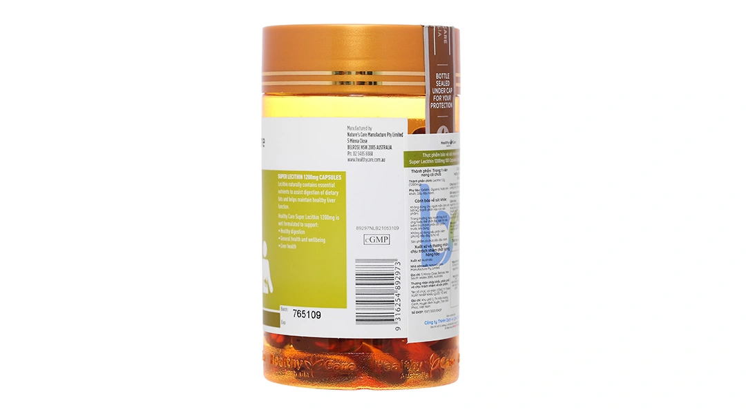 Healthy Care Super Lecithin 1200mg hỗ trợ bảo vệ gan lọ 100 viên - 3
