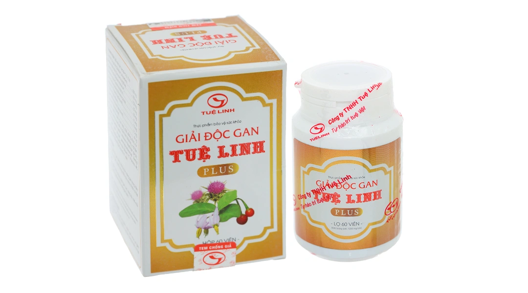 GiảI ĐộC Gan Tuệ Linh Plus  tăng cường chức năng gan hộp 60 viên - 