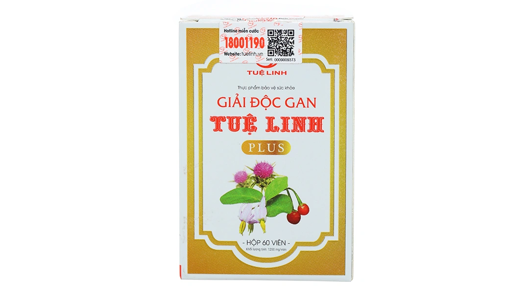 GiảI ĐộC Gan Tuệ Linh Plus  tăng cường chức năng gan hộp 60 viên - 1