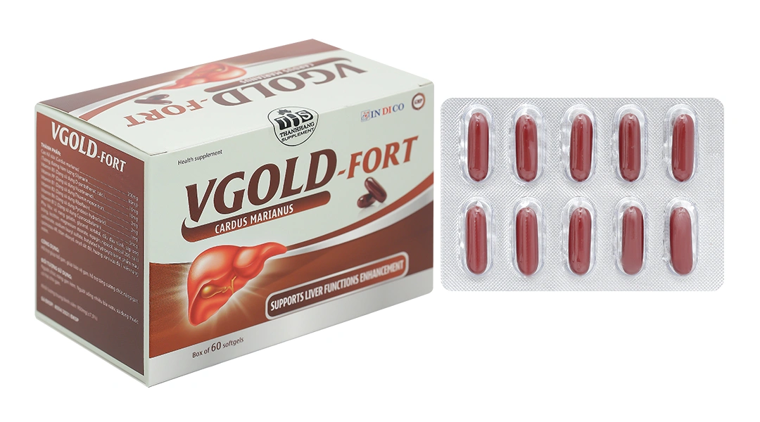 Thực phẩm bảo vệ sức khỏe Vgold - Fort hộp 60 viên - 1