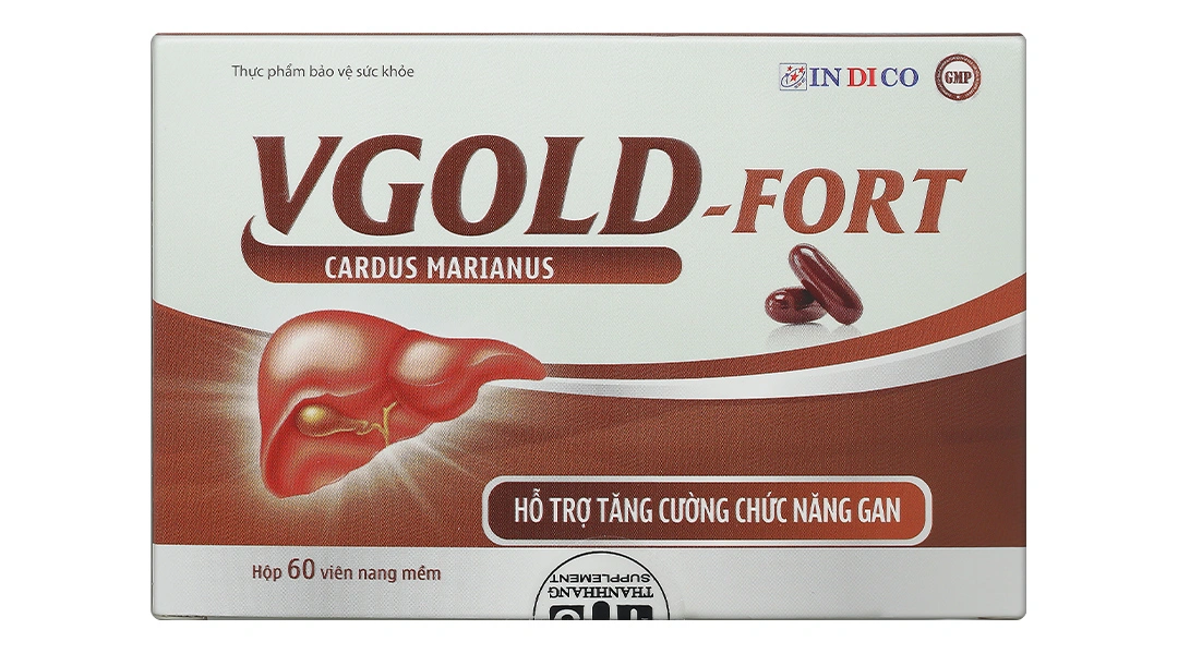 Thực phẩm bảo vệ sức khỏe Vgold - Fort hộp 60 viên - 2