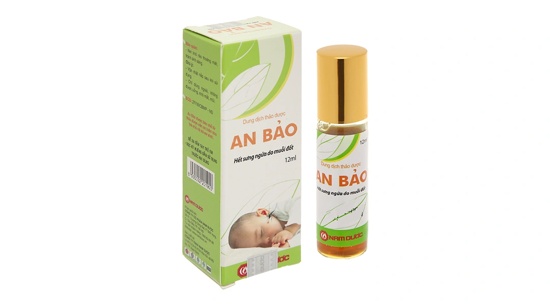 Dung dịch thảo dược An Bảo giảm sưng, ngứa do côn trùng đốt chai 12ml - 