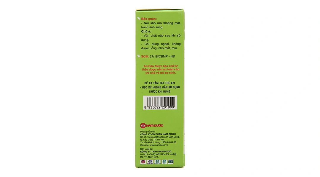 Dung dịch thảo dược An Bảo giảm sưng, ngứa do côn trùng đốt chai 12ml - 4