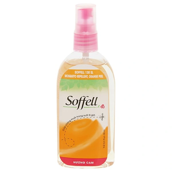 Xịt chống muỗi Soffell hương cam cho bé
