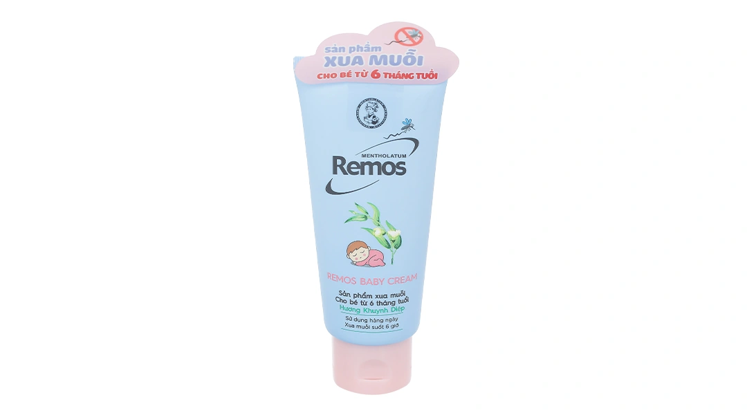 Kem chống muỗi Remos hương khuynh diệp cho bé tuýp 70g - 
