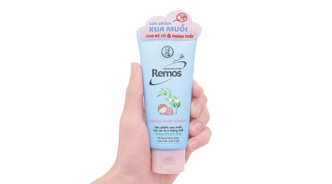 Kem chống muỗi Remos hương khuynh diệp cho bé tuýp 70g - 3