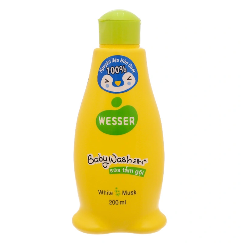 Wesser Baby Wash 2in1 White Musk chai 200ml - 