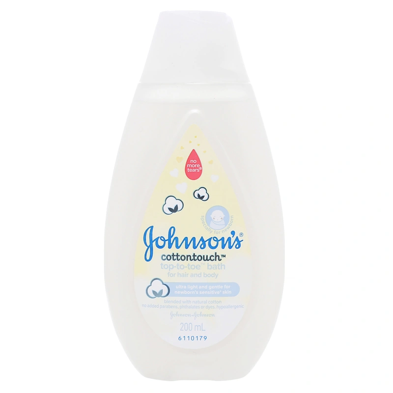 Tắm gội toàn thân cho bé Johnson's Baby mềm mại như bông chai 200ml - 1