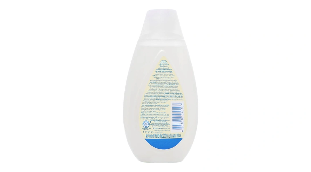 Tắm gội toàn thân cho bé Johnson's Baby mềm mại như bông chai 200ml - 3