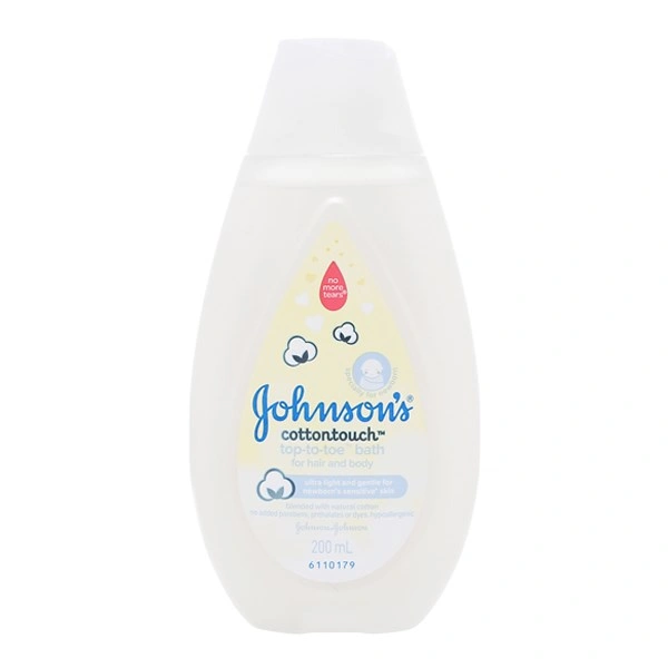 Tắm gội toàn thân cho bé Johnson’s Conttontouch mềm mại như bông