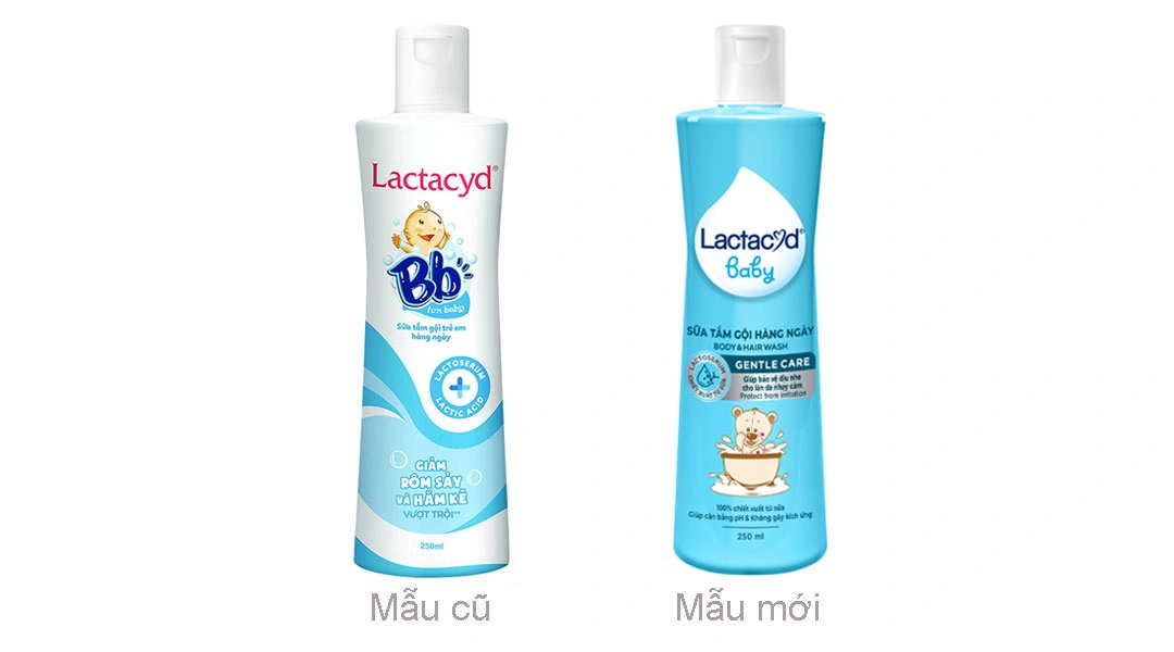 Sữa tắm gội Lactacyd BB giảm rôm sảy, hăm kẽ cho bé chai 250ml - 2