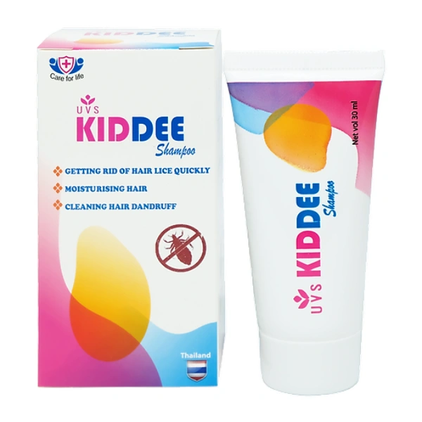 Dầu gội UVS Kiddee sạch gàu, loại bỏ chí tuýp 30ml - 