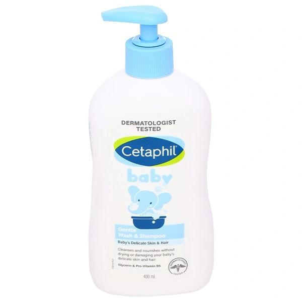Sữa tắm gội cho bé Cetaphil Baby Gentle hương dịu nhẹ