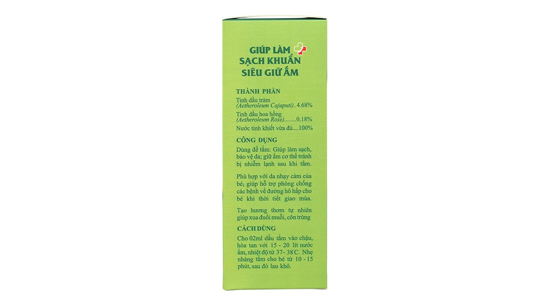 Dầu tắm em bé Cung Đình làm sạch, giữ ấm cơ thể chai 100ml - 2