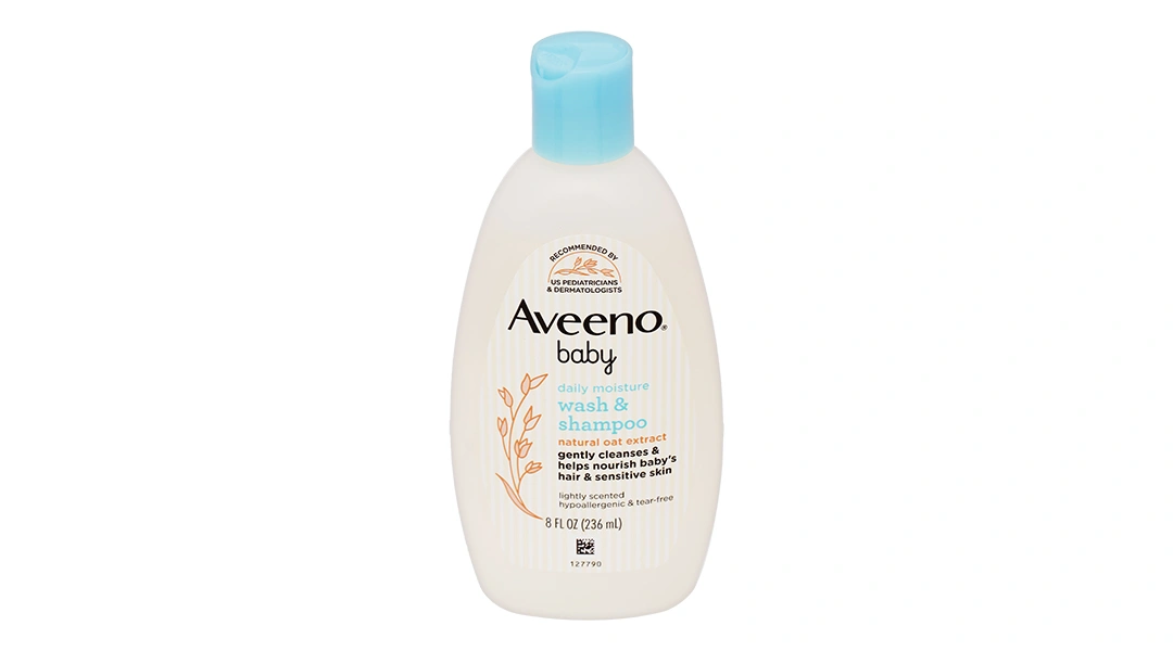 Sữa tắm gội toàn thân Aveeno Baby Daily Moisture dịu nhẹ cho da bé chai 236ml - 