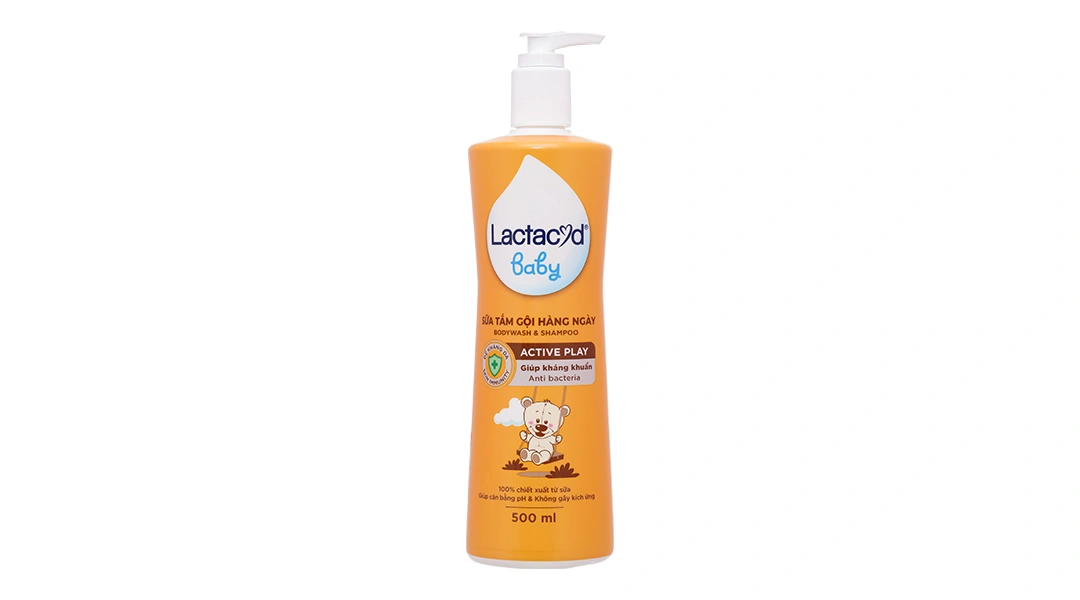Sữa tắm gội Lactacyd Baby Active Play giúp dưỡng ẩm, giảm kích ứng cho da bé chai 250ml - 8