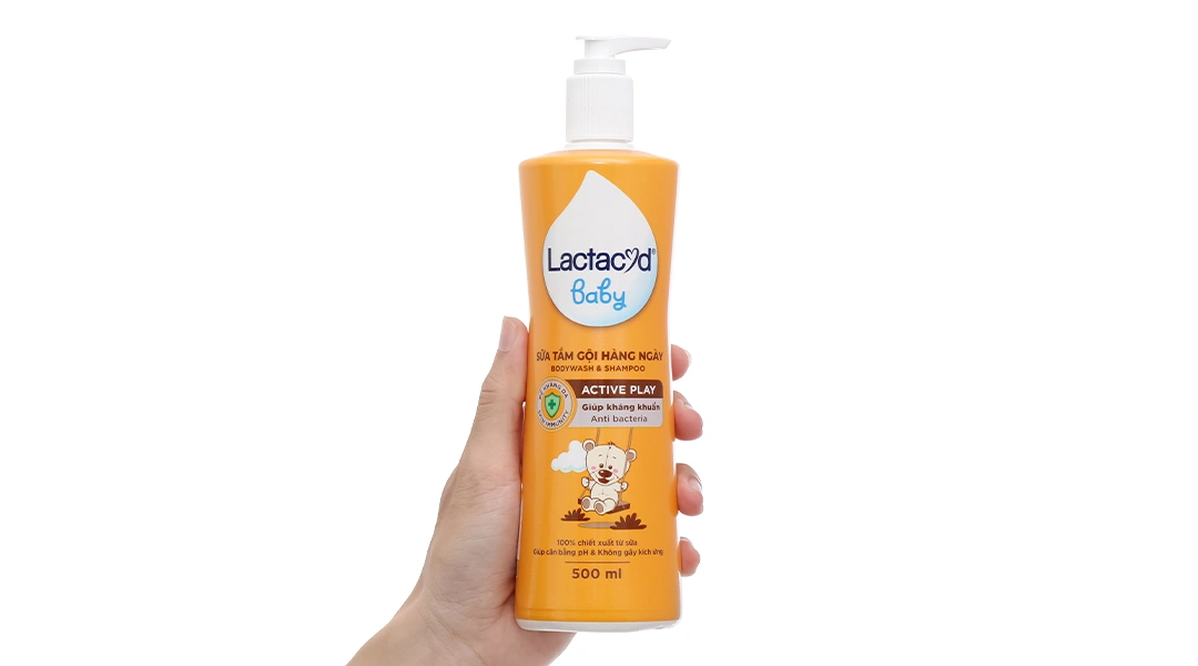 Sữa tắm gội Lactacyd Baby Active Play giúp dưỡng ẩm, giảm kích ứng cho da bé chai 250ml - 13
