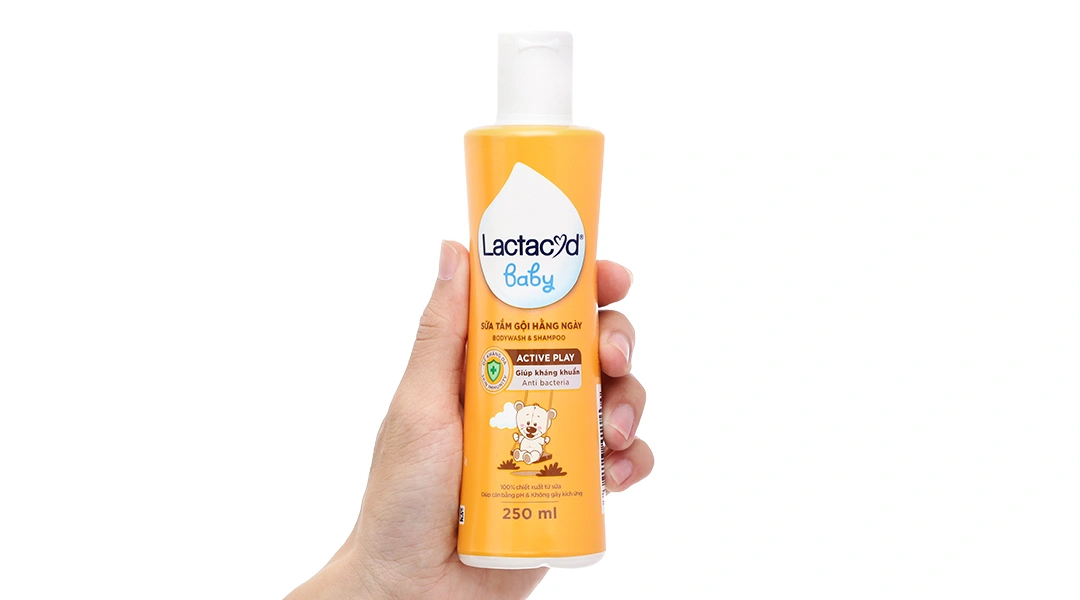 Sữa tắm gội Lactacyd Baby Active Play giúp dưỡng ẩm, giảm kích ứng cho da bé chai 250ml - 7