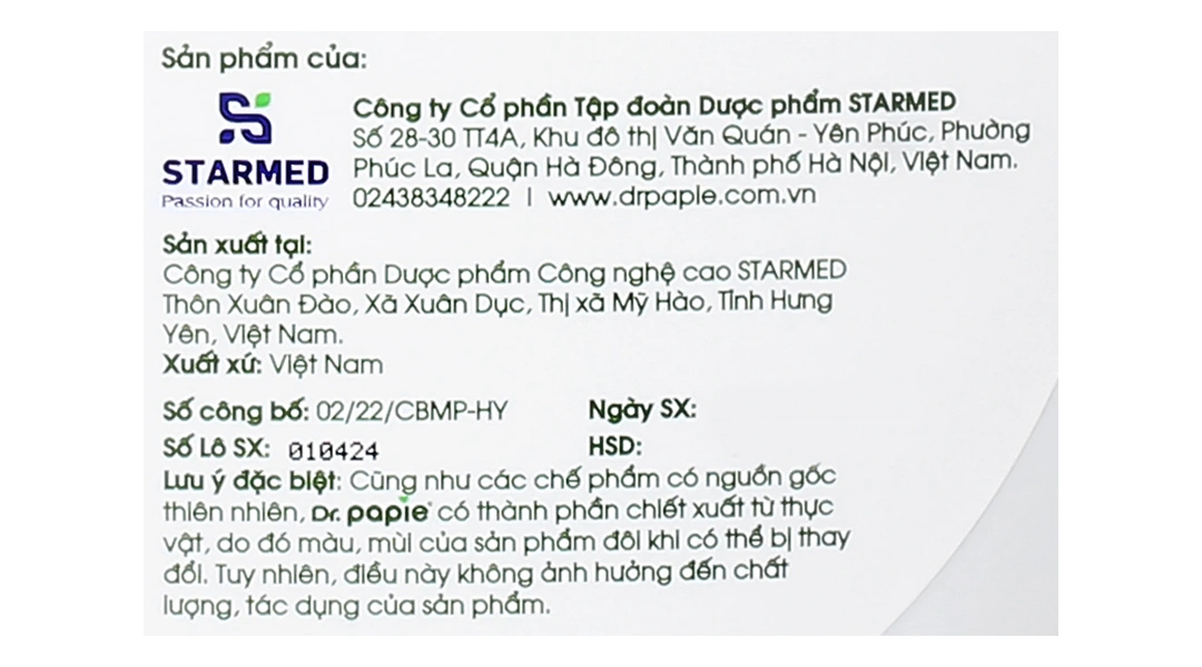 Nước tắm gội thảo dược Dr.Papie ngăn ngừa rôm sảy, mụn nhọt, nổi mề đay cho bé chai 500ml - 4
