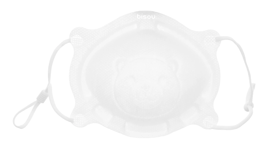 Khẩu trang y tế trẻ em Bísou Baby mask họa tiết gấu gói 6 cái - 4