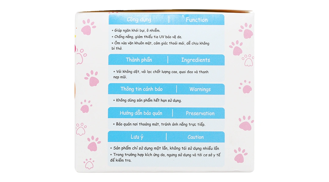 Khẩu trang y tế Winer Kids Premium 3 lớp có họa tiết hộp 50 cái - 4