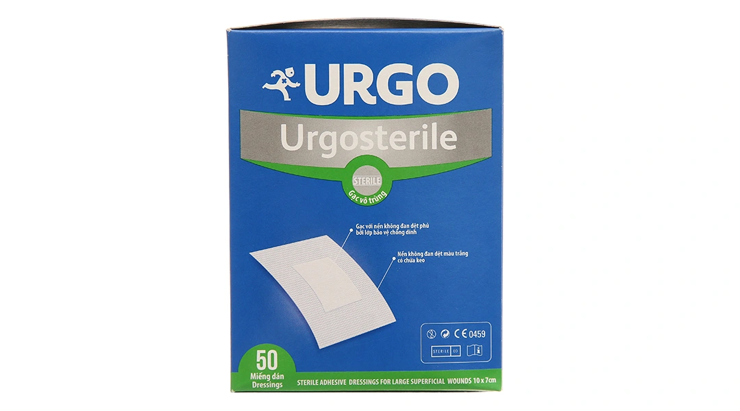 Băng dán Urgosterile (10cm x 7cm) hộp 50 miếng - 2
