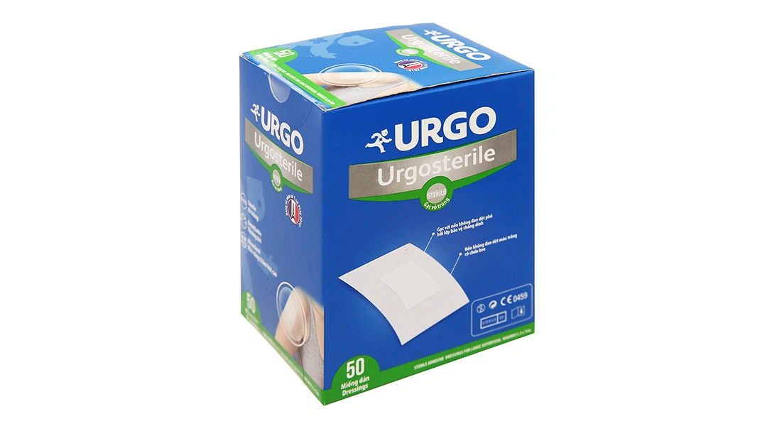 Băng dán Urgosterile (10cm x 7cm) hộp 50 miếng - 8