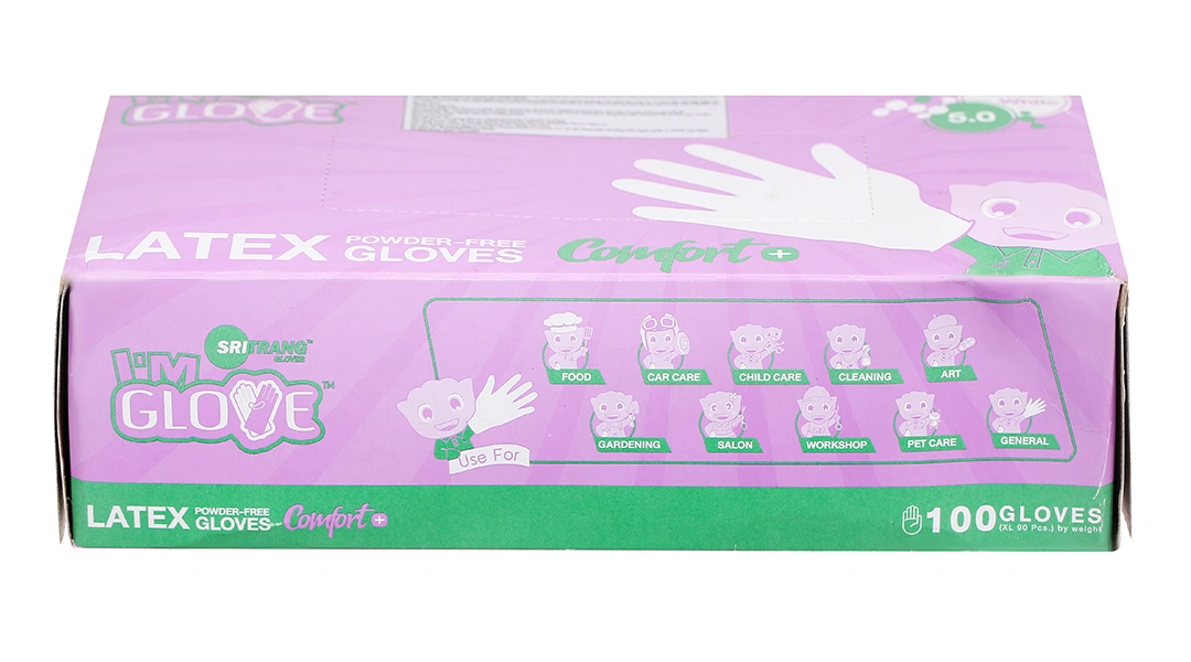 Găng tay y tế không bột Latex I'm Glove size M - 1