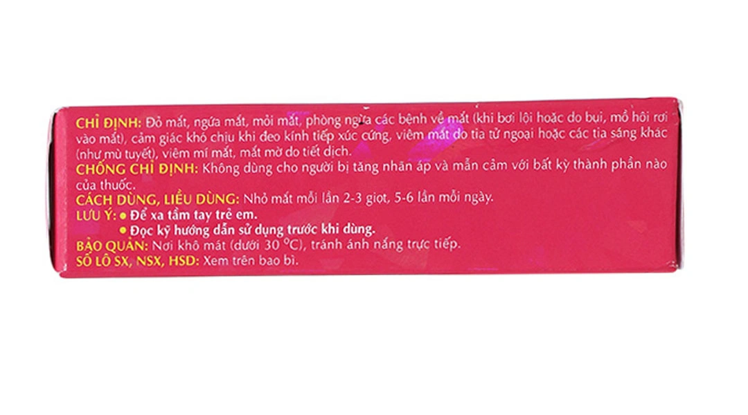 Dung dịch nhỏ mắt V.Rohto Lycée trị đỏ mắt, ngứa mắt, mỏi mắt chai 13ml - 5