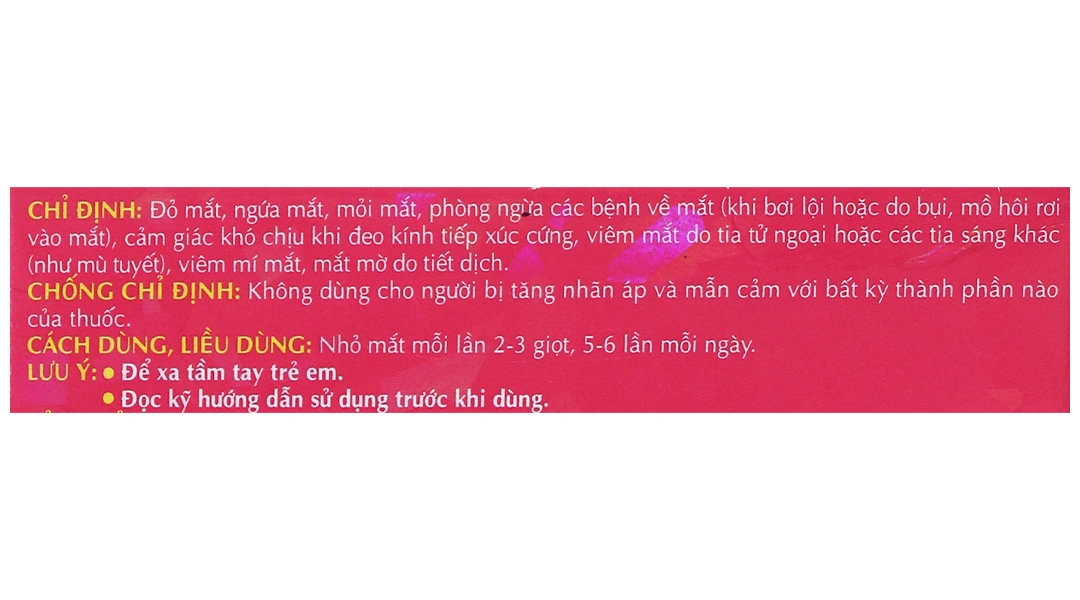 Dung dịch nhỏ mắt V.Rohto Lycée trị đỏ mắt, ngứa mắt, mỏi mắt chai 13ml - 7