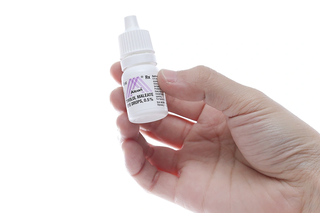 Dung dịch nhỏ mắt Timolol Maleate Eye Drops 0.5% trị bệnh glôcôm lọ 5ml - 4