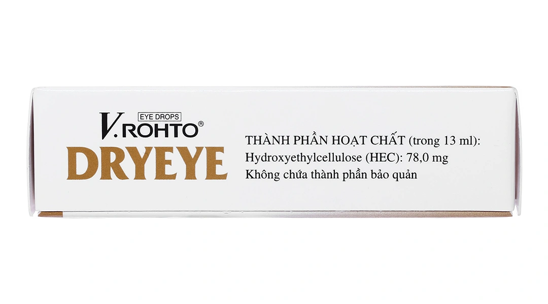 Dung dịch nhỏ mắt V.Rohto Dryeye giảm khô mắt, mỏi mắt chai 13ml - 3