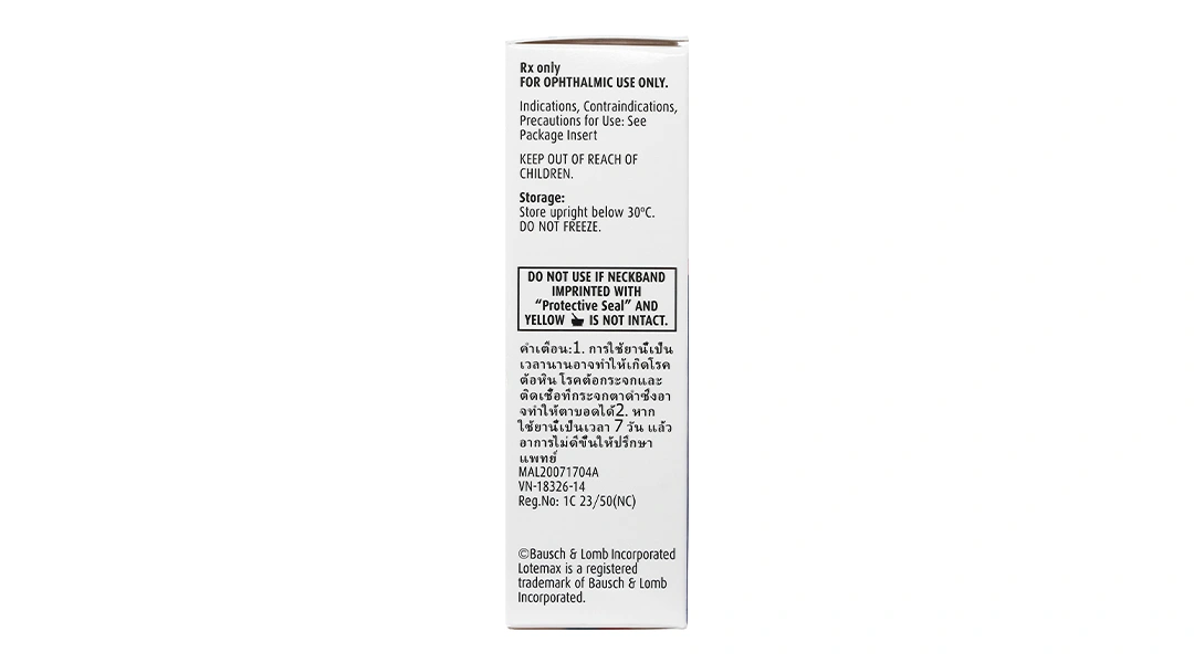Hỗn dịch nhỏ mắt Lotemax 0.5% trị viêm kết mạc mí mắt, viêm giác mạc chai 5ml - 4