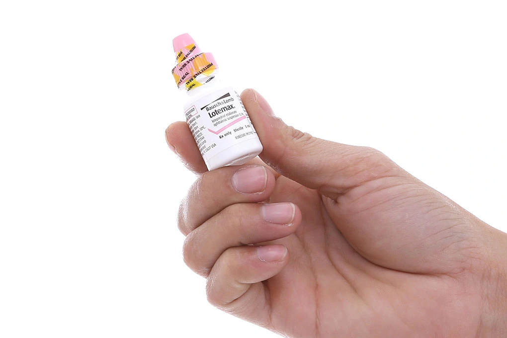Hỗn dịch nhỏ mắt Lotemax 0.5% trị viêm kết mạc mí mắt, viêm giác mạc chai 5ml - 8