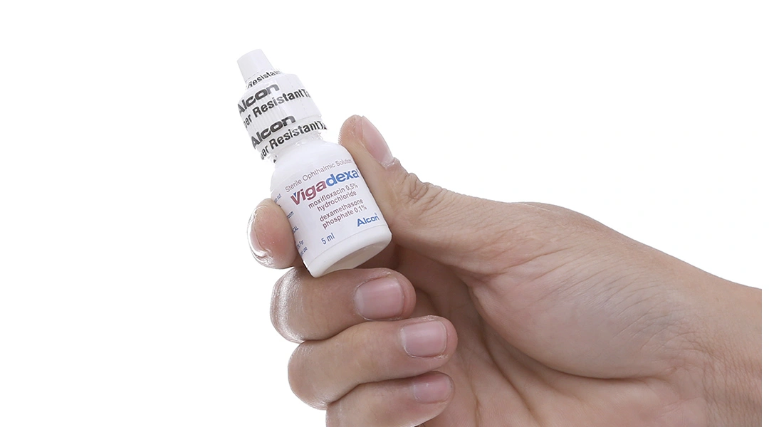 Dung dịch nhỏ mắt Vigadexa trị nhiễm khuẩn mắt chai 5ml - 5