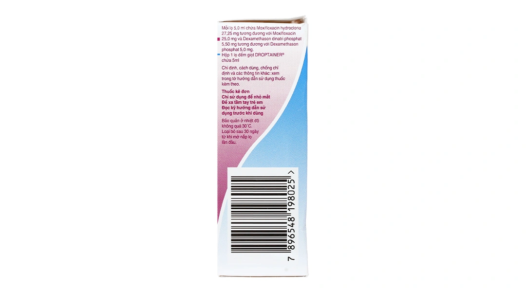 Dung dịch nhỏ mắt Vigadexa trị nhiễm khuẩn mắt chai 5ml - 4