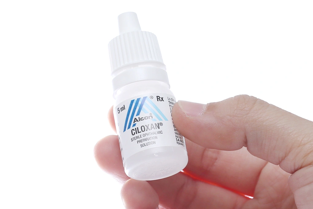 Dung dịch nhỏ mắt Ciloxan 0.3% trị nhiễm khuẩn mắt lọ 5ml - 7