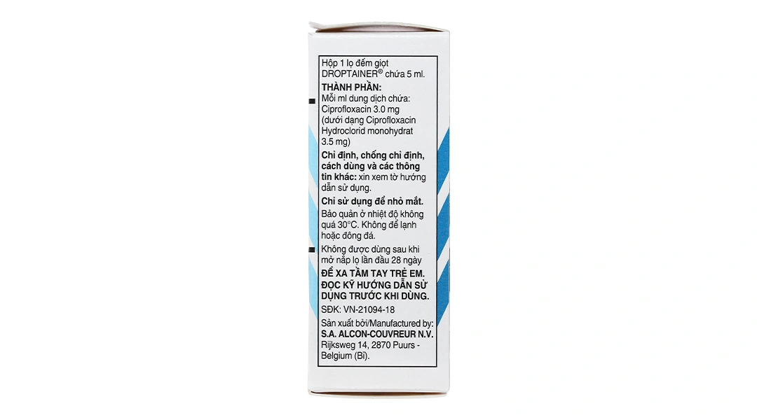 Dung dịch nhỏ mắt Ciloxan 0.3% trị nhiễm khuẩn mắt lọ 5ml - 3