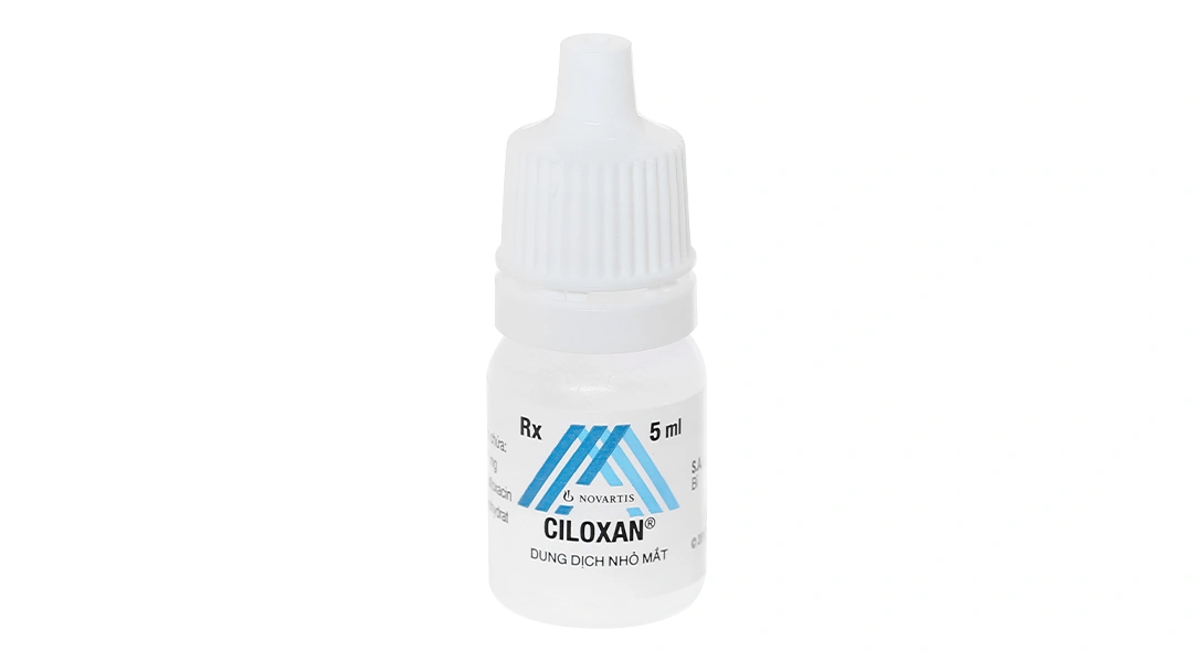 Dung dịch nhỏ mắt Ciloxan 0.3% trị nhiễm khuẩn mắt lọ 5ml - 6