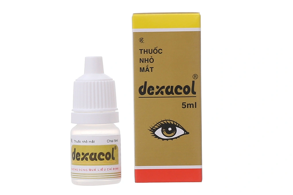 Dung dịch nhỏ mắt Dexacol trị viêm mắt, nhiễm khuẩn mắt chai 5ml - 