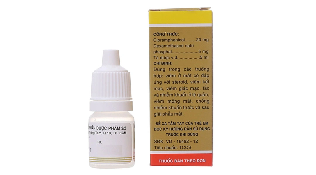 Dung dịch nhỏ mắt Dexacol trị viêm mắt, nhiễm khuẩn mắt chai 5ml - 1