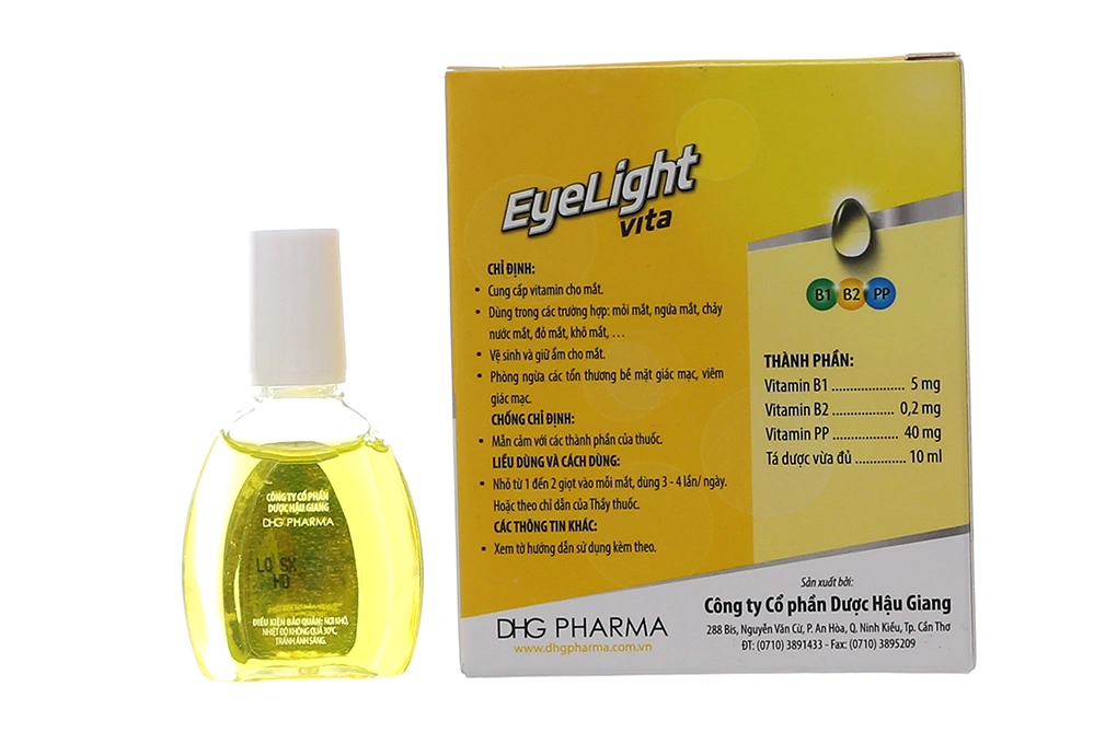 Dung dịch nhỏ mắt Eyelight Vita cung cấp vitamin, dưỡng ẩm cho mắt chai 10ml - 