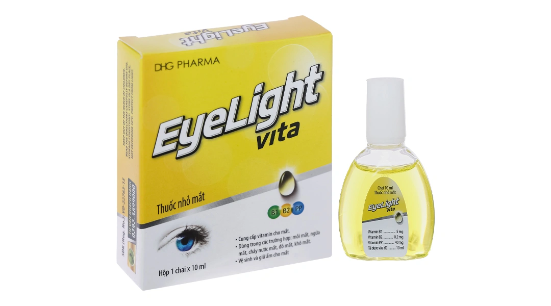 Dung dịch nhỏ mắt Eyelight Vita cung cấp vitamin, dưỡng ẩm cho mắt chai 10ml - 1