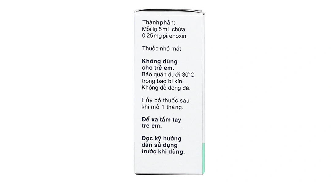 Hỗn dịch nhỏ mắt Kary Uni 0.005% trị đục thủy tinh thể chai 5ml - 2